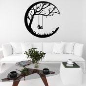 تصویر استیکر دیواری ماه و تاب 