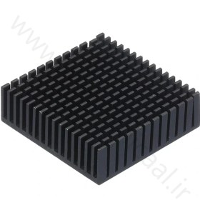 تصویر هیت سینک مشکی مربعی 