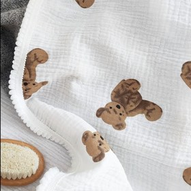 تصویر روانداز موسلین ترک (طرحدار) 