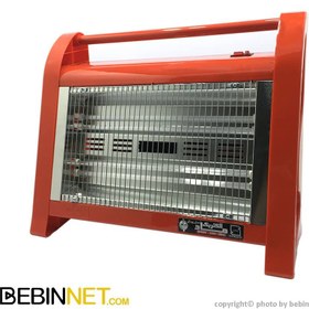 تصویر بخاری برقی چهار شعله فن دار ماد الکتریک مدل رویال Royal Mad electric heater