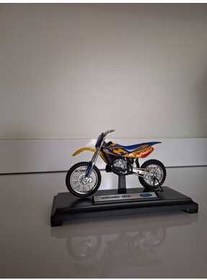 تصویر ماشین اسباب بازی موتور سیکلت مقیاس HUSQVARNA CR125 1 18 هات ویلز HOT WHEELS 