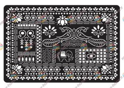 تصویر وکتور طرح شابلون لیپان آرت(کد896) 