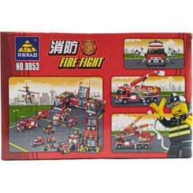 تصویر لگو بی تی آتش نشانی 565 کد 4031 Lego BT fire department