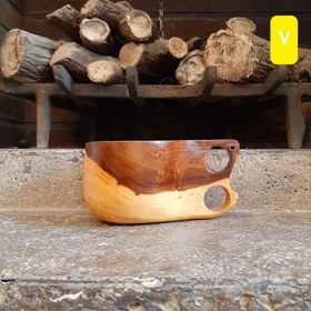 تصویر 1 عدد لیوان چوبی کوکسا کد 207 