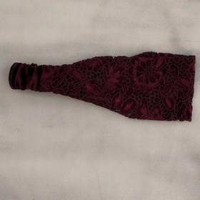 تصویر هد بند ارغوان( دانتل) 