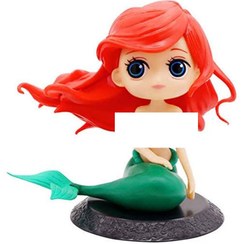 تصویر فیگور پری دریایی کوچولو مدل نشستهqposket ariel the little mermaid qposket figure