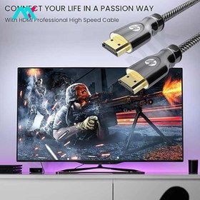 تصویر کابل تبدیل HDMI به HDMI اچ پی مدل HP Pro Metal BLK HP026GBBLK1.5TW طول 1.5 متر 