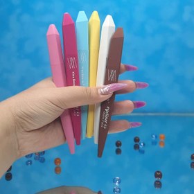 تصویر خط چشم رنگی ماژیکی 