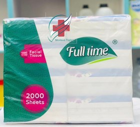 تصویر دستمال کاغذی فول تایم ۵۰۰ برگ 