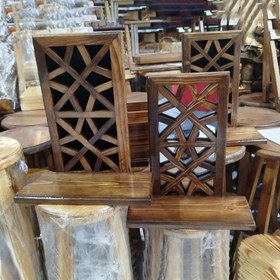 تصویر شلف چوبی 