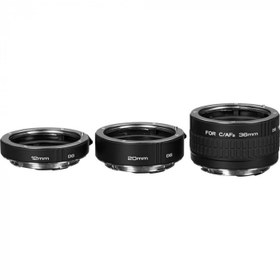 تصویر مبدل لنز کانن کنکو مدل Kenko Auto Extension Tube Set DG (12, 20 & 36mm Tubes) for Canon 