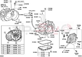 تصویر واشر صافی گیربکس ( لکسوس , NX , RX , تویوتا , اریون , ES ) 