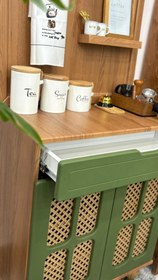 تصویر کافی بار چوبی 