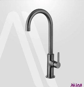 تصویر ست 4تایی شیرآلات البرز روز مدل مرداس استیل مات 