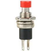 تصویر کلید فشاری گرد مدل PBS-110 رنگ مشکی 