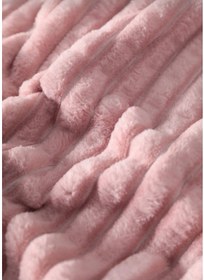 تصویر ست پتو سه‌تکه صورتی مدرن برند merinos Modern Line 3-Piece Pink Blanket Set