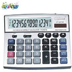 تصویر ماشین حساب سیتیزن Citizen CT-2214C ا Citizen CT-2214C CALCULATOR Citizen CT-2214C CALCULATOR