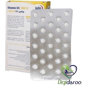 تصویر ویتامین د3 یوروویتال 1000 واحدی ا Vitamin D3 Eurho Vital 1000 IU Vitamin D3 Eurho Vital 1000 IU