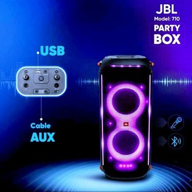 تصویر اسپیکر بلوتوثی قابل حمل جی بی ال مدل Party Box 710 JBL PartyBox 710 Portable Bluetooth Speaker