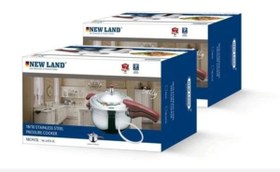 تصویر زود پز7 لیتری گلدار نیولند مدل NL2454 