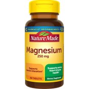 تصویر قرص منیزیم 250 میلی گرم نیچرمید ۱۰۰ عدد Nature Made Magnesium 250 Mg 100 Tablet