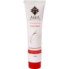 تصویر ماسک جوان کننده صورت آدرا حاوی عصاره انار 100 میلی لیتر Adra Pomegranate Extract Lift Instant Mask 100 ml