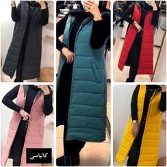 تصویر پافر زنانه بلند جنس میکرو کجراه 