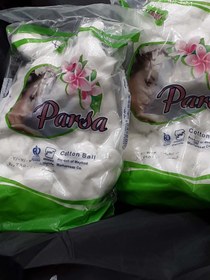 تصویر پنبه توپی سفید 