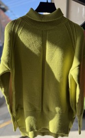 تصویر بافت یقه اسکی (تک رنگ) 