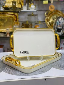 تصویر سینی 3تکه پذیرایی 3 Piece Dining Tray