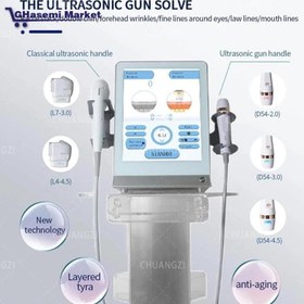 تصویر دستگاه هایفو اولترا 7 بعدی دوکاره SUPER GUN ll Super gun 11 high energy focused ultrasound 2in1