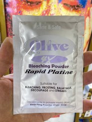 تصویر پودر دکلره راپید پلاتین الیو Rapid Platine Olive حجم ۳۵ گرم 