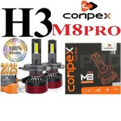 تصویر هدلایت کانپکس M8Pro H3 M8 PRO CONPEX LED HEADLIGHT