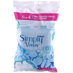 تصویر خودتراش ژیلت 2 لبه مدل Simply Venus بسته 12 عددی DORCO double-edged razor, model TG-II Plus, pack of 5