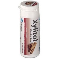 تصویر آدامس 100% زایلیتول دارچین میرادنت - miradent 