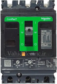 تصویر کلید اتوماتیک سه پل 250 آمپر اشنایدر کد C25B3TM250C Schneider Electric MCCB