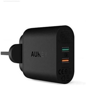 تصویر شارژر دیواری AUKEY PA-T13 با دو پورت USB و پشتیبانی از Quick Charge 3.0 