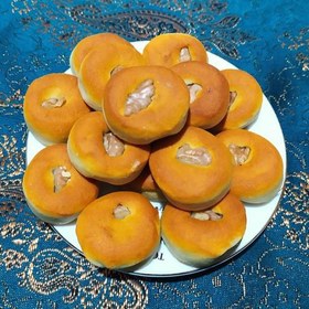 تصویر شیرینی نان خرمایی گردویی معمولی (ریز) وزن (750گرمی) 