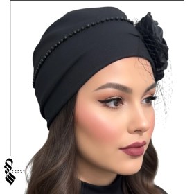 تصویر توربان مشکی کد 48 