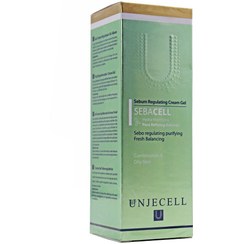 تصویر کرم ژل متعادل کننده چربی آنژسل 40 میلی لیتر Unjecell Sebum Regulating Cream Gel 40ml