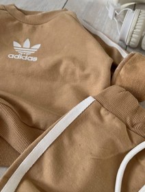 تصویر ست آدیداس کرمی نوزادی 