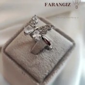 تصویر انگشتر جواهری پروانه 