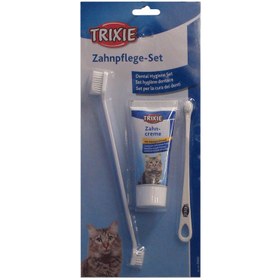 تصویر خمیر دندان گربه تریکسی + مسواک تریکسی ا Trixie Cat Dental Care Kit Trixie Cat Dental Care Kit