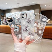 تصویر کاور شفاف شاین پروانه‌ای 3D شیائومی Redmi Note 14 | قاب فانتزی لوکس با بدنه فوق‌محکم و محافظ لنز - طلایی کاور فانتزی Redmi Note 14 | شاین براق، مقاوم و خاص