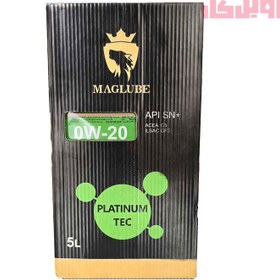 تصویر روغن موتور مگلوب PLATINUM TEC 0w-20 SN حجم 5 لیتر 