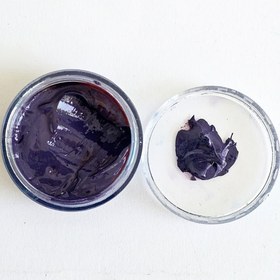 تصویر رنگ خمیری 10گرم بادمجانی 