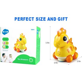 تصویر دایناسور موزیکال هولی تویز نارنجی Hola Toys 6110 