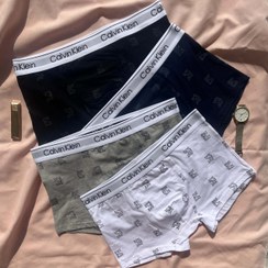 تصویر شورت مردانه کلوین کلاین رنگ سفید کد ۲۷۷ 