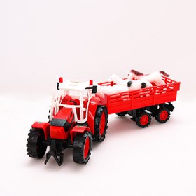 تصویر تراکتور اسباب بازی مزرعه حیوانات اهلی 1135 Toy Farm Tractor