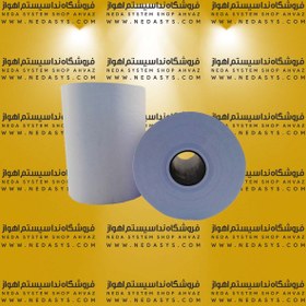 تصویر رول کاغذ حرارتی چاپ آبی عرض 8 (40 متری) 8cm 40m blue thermal paper